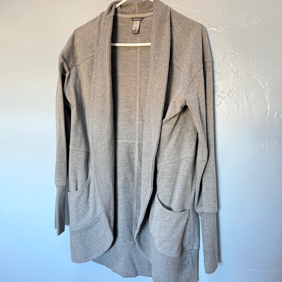 Eddie Bauer Camp Fleece Wrap Cardigan - Medium Tall - Picture 1 of 6